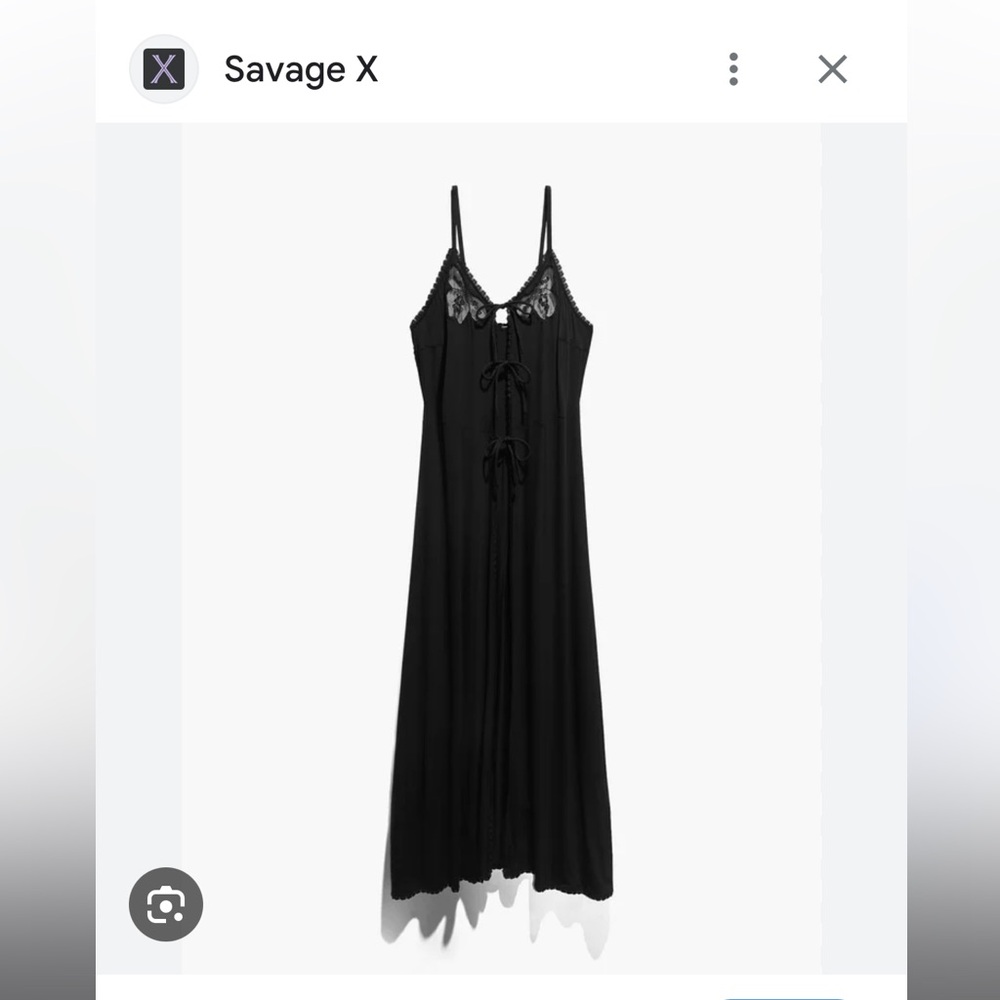 Savage X Fenty Peek Behind the Lace maxi slip